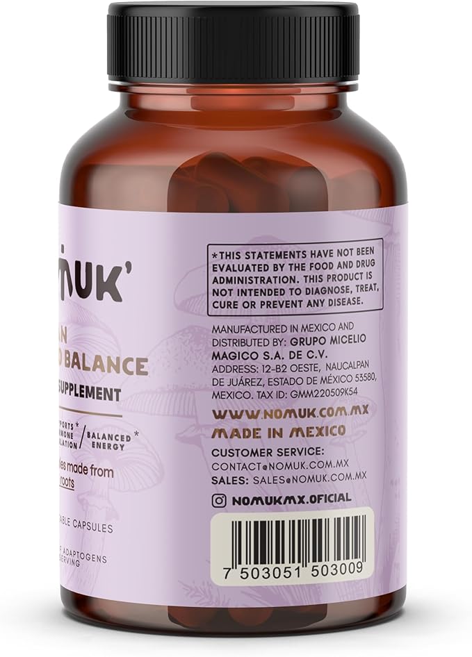 Woman Hormo Balance, Shatavari for PMS, Schisandra, Maca and Ginseng, adaptogenic Roots, Mushroom Extract for Women's Health, 60 Capsules