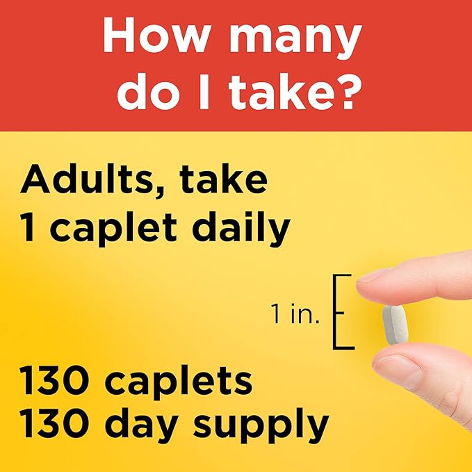 Nature Made Vitamin C 500 mg 130 Caplets, 130 Day