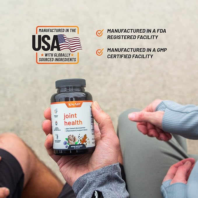 Snap Supplements Joint Health Support Supplement, 90 Capsules