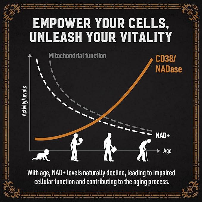 1800 MG Liposomal NAD Supplement, NAD+ Supplement Similar to Nicotinamide Riboside, 98% Pure NAD Plus Supplement for Energy Booster & Cellular Repair for Men & Women, Non-GMO, 120 Softgels