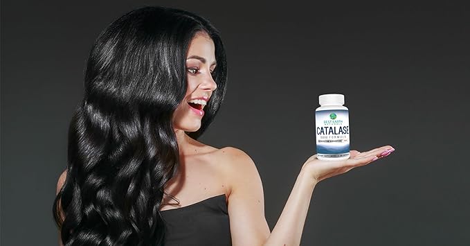 Catalase Supplement 10,000 with Saw Palmetto, 60 Capsules