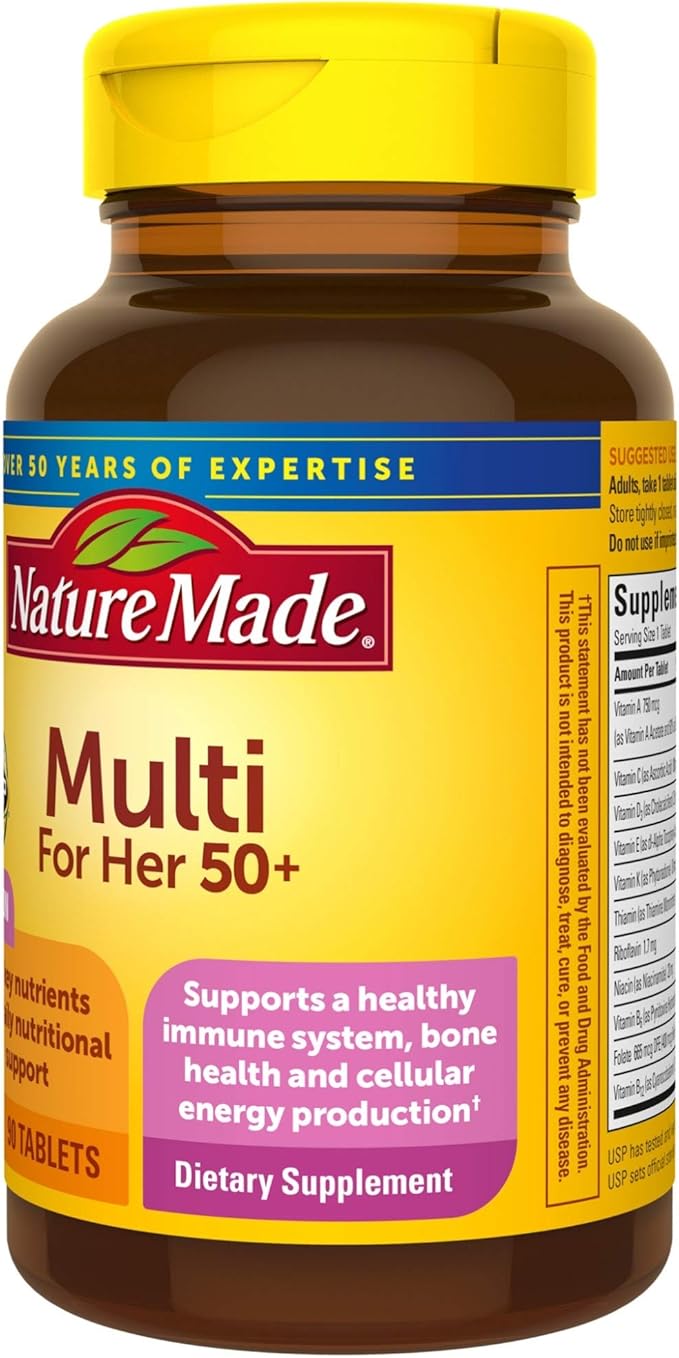 Nature Made Women's Multivitamin 50+ Tablets 90 Count