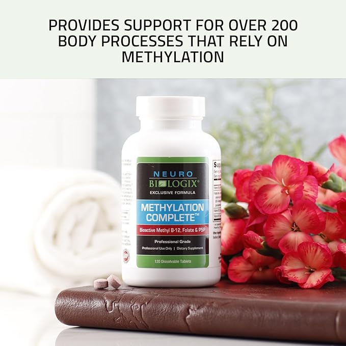 Neuro biologix Methylation Complete B12 Methylcobalamin, B6, & 5-MTHF for 120 Tablets