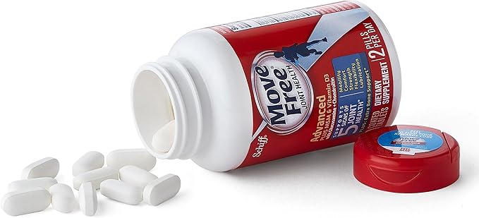 Move Free Advanced Glucosamine Chondroitin MSM D3 Joint 120 Tablets (60 servings)*