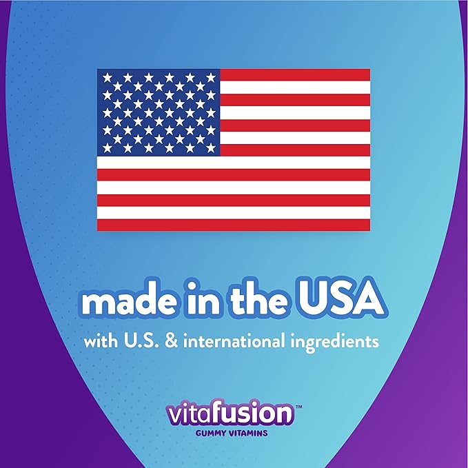 Vitafusion Probiotic Gummy Supplements, Raspberry, Peach 5 Billion 1 Gummy 35 Day 70 Count