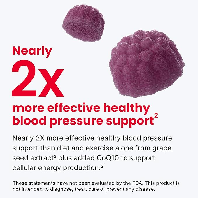 humanN SuperBeets Heart Gummies Advanced 100mg of CoQ10 Plus 60 Count