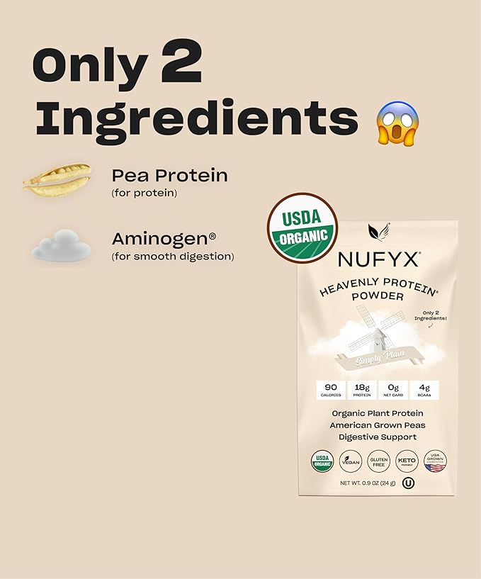 Heavenly Protein Powder (Simply Plain, Packet)