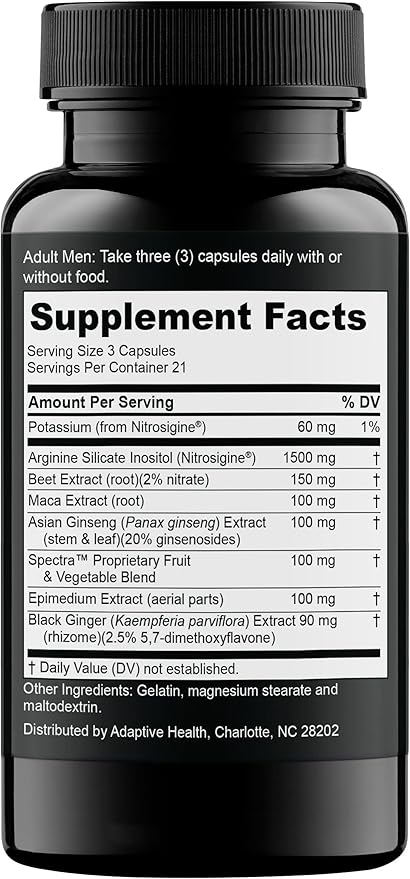 Nugenix Sexual Vitality Booster - Ultra Premium Performance Amplifier for Men - Nitric Oxide Supplement, 63 Capsules