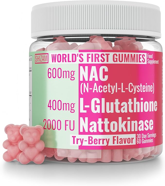 600mg NAC 2000 FU 100mg Nattokinase 400mg Reduced 1000mg 4000 4000 600 600 mg