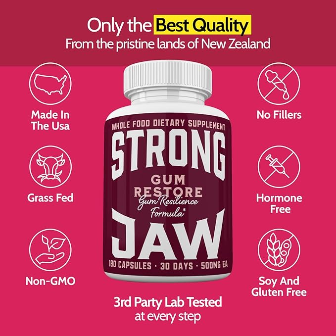 Gum Restore Supplement — Supports Receding D3 &