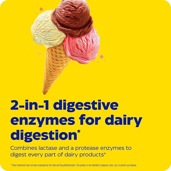 Enzymedica, DairyAssist, Digestive Enzymes for Complete 30 Count