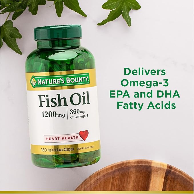 Nature’s Bounty Fish Oil 1200 mg, 3 EPA 360 Rapid