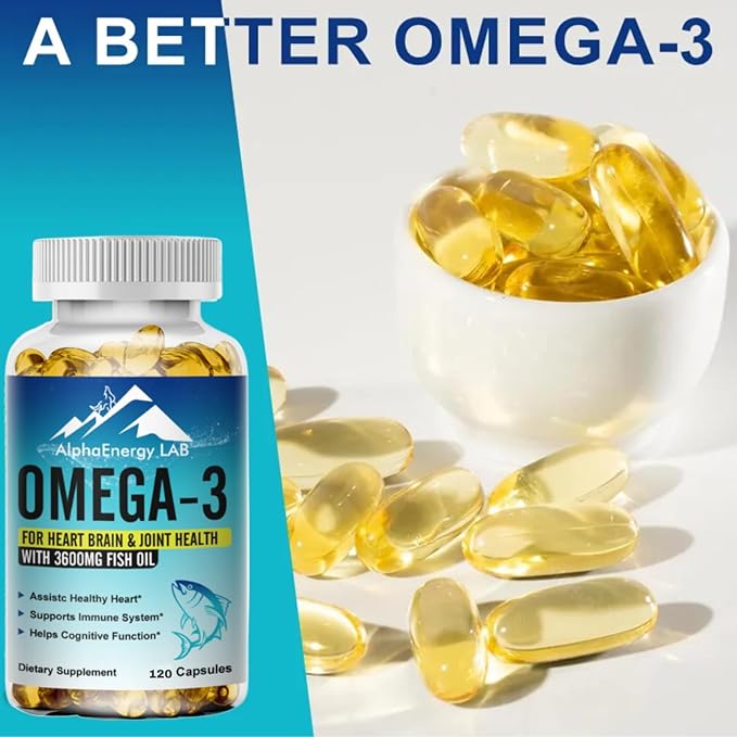 Omega-3 with Triple Strength 3600MG Fish