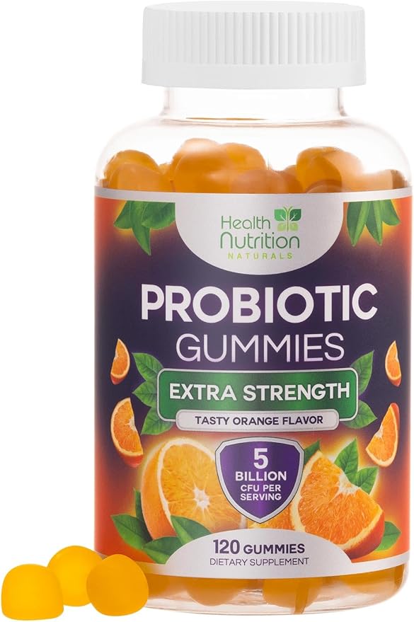 Daily Probiotic Gummies for Women & 5 Billion 120 Gummies