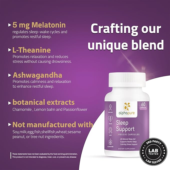 Sleep Support 60 Veggie Capsules