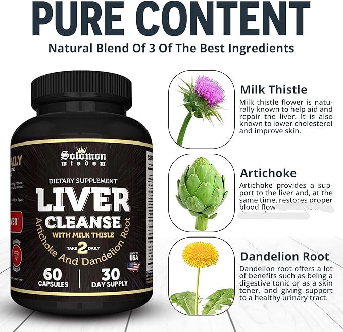 Liver Cleanse Detox & Repair Formula 60 Liver