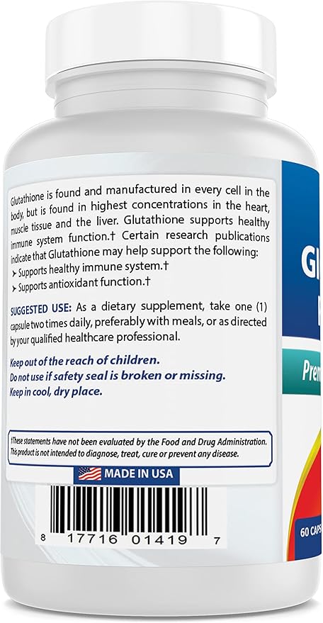 Best Naturals L-Glutathione 250 mg 60