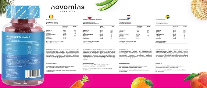 Novomins Joint Gummies – Glucosamine Chondroitin