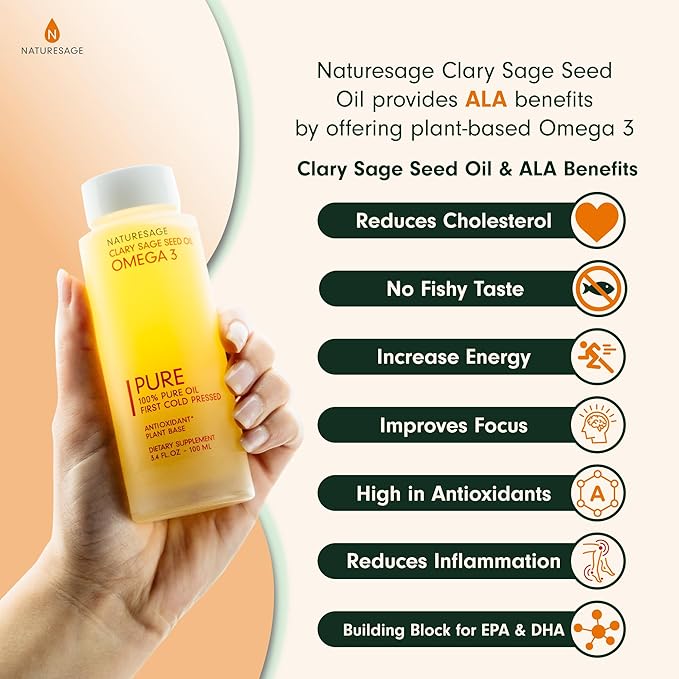 Pure Vegan Liquid Omega 3 Oil, 3 Fish 3.4 fl. 3 Fatty