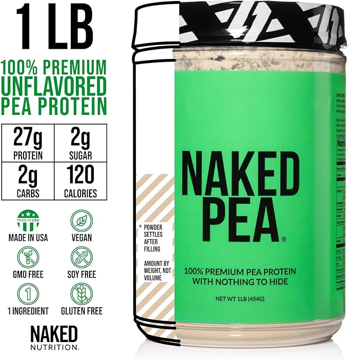 NAKED Pea - Pea Protein Isolate 15 Servings