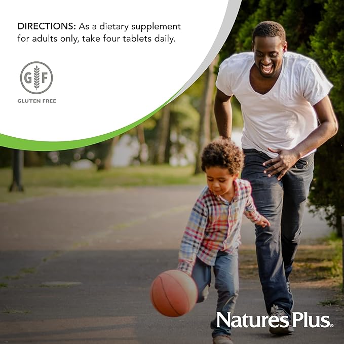 NaturesPlus Cal/Mag/VIT D3 with Vitamin K2- 180 Tablets - Bone Health Supplement with Calcium, Magnesium, Vitamin D3 and K2 - Gluten-Free - 45 Servings