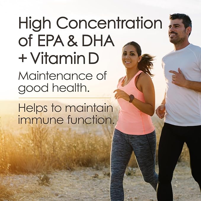 3X Extra Strength EPA Omega-3 Fish 3 Supplements 2980mg Burpless 7.60 Fl