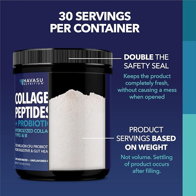 Collagen Peptides Powder with Probiotics GLP-1 Nutritional