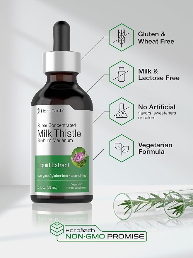 Horbäach Milk Thistle Extract Liquid 2 fl