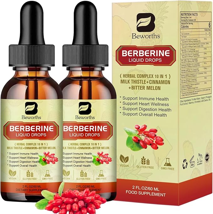 Premium Berberine Supplement Support-2 Pack