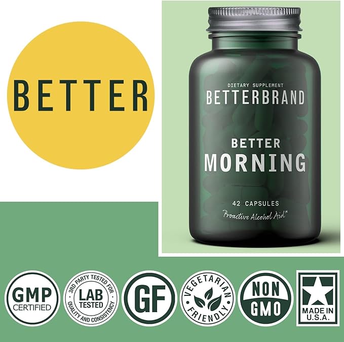 Betterbrand BetterMorning All-Natural Ingredients with DHM (42 Capsules)