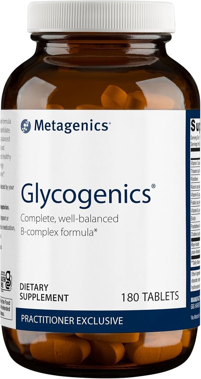 Metagenics Glycogenics - B Vitamin Complex B6 & B12 - 180 Count