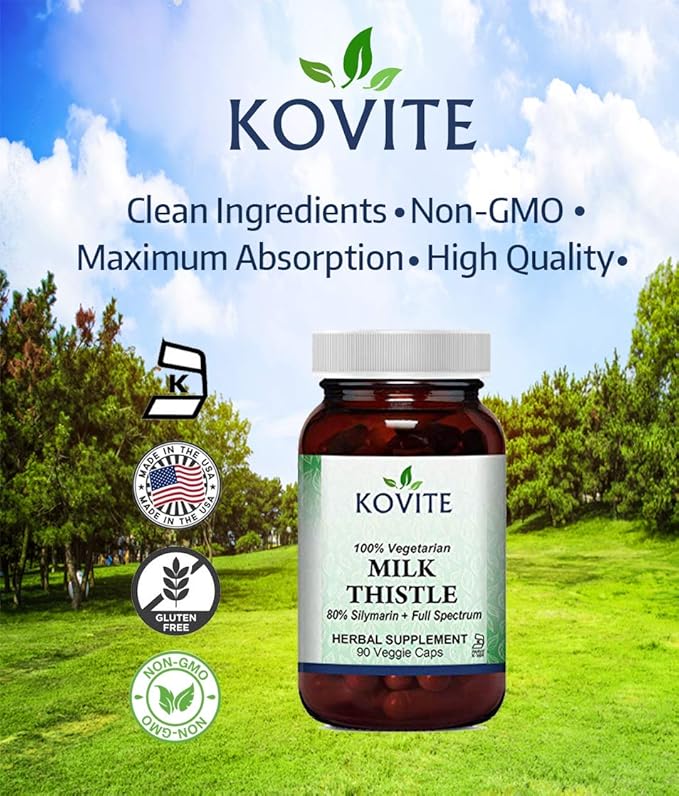 Standardized Milk Thistle 450 mg 80% Silymarin 90 Vegetarian