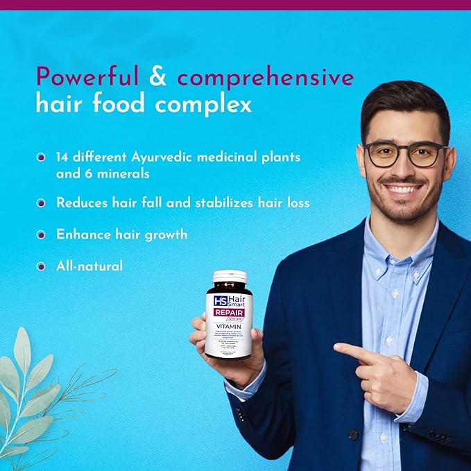 Multi-Vitamin for Hair Growth 100% Herbal 3 Pack 60 Tablets