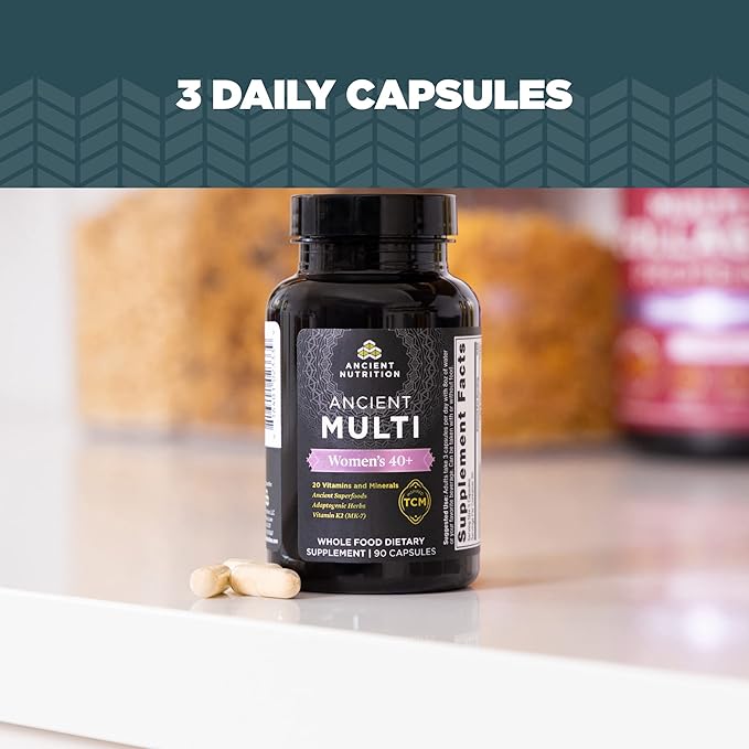 Ancient Nutrition Multivitamin for Women 40+, 90 Ct