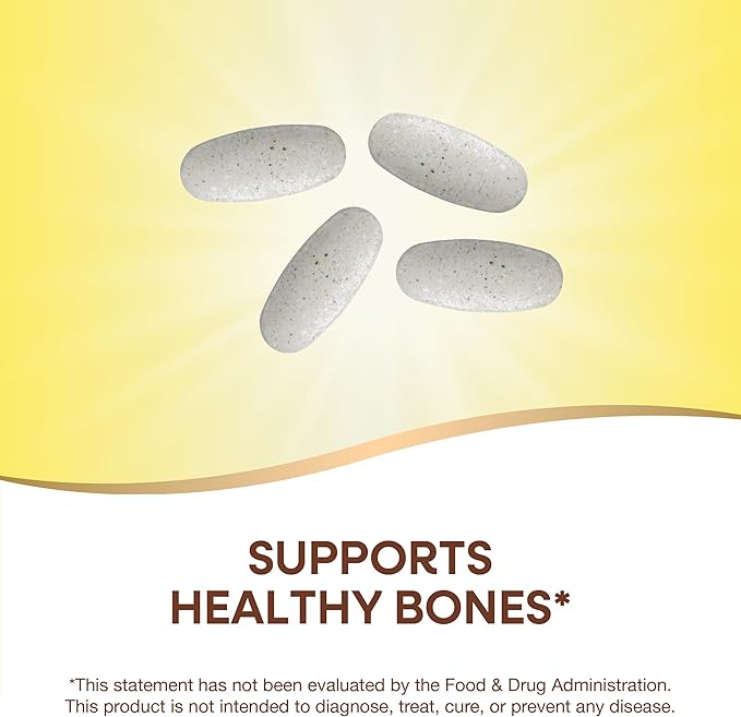 Nature's Way Alive! Calcium Max Absorption, D3 & K2, Magnesium, 60 Tablets