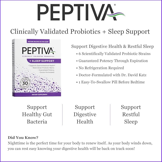 Peptiva 26 Billion CFU Probiotic and 30 Count