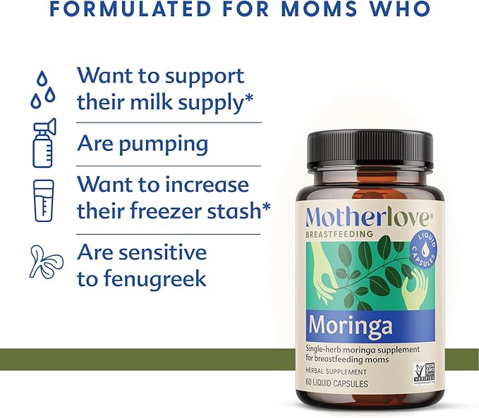 Motherlove Moringa (60 liquid caps) Lactation