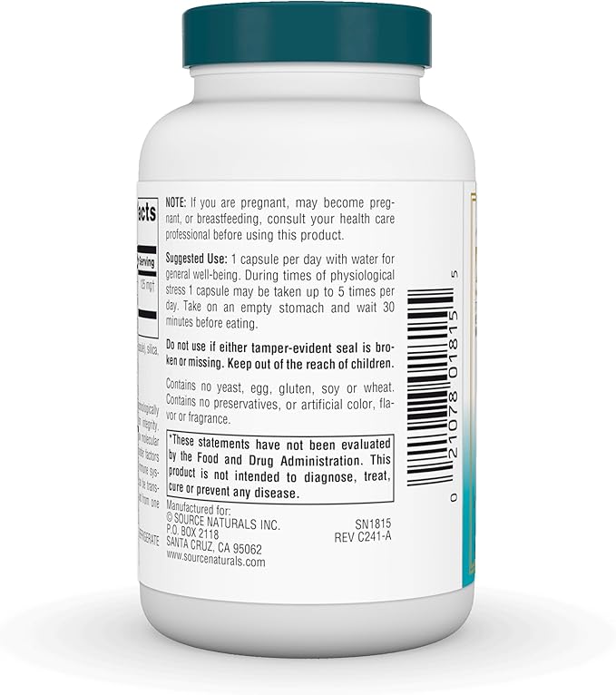 Source Naturals Wellness Transfer Factor, Supports 125mg - 30 Capsules