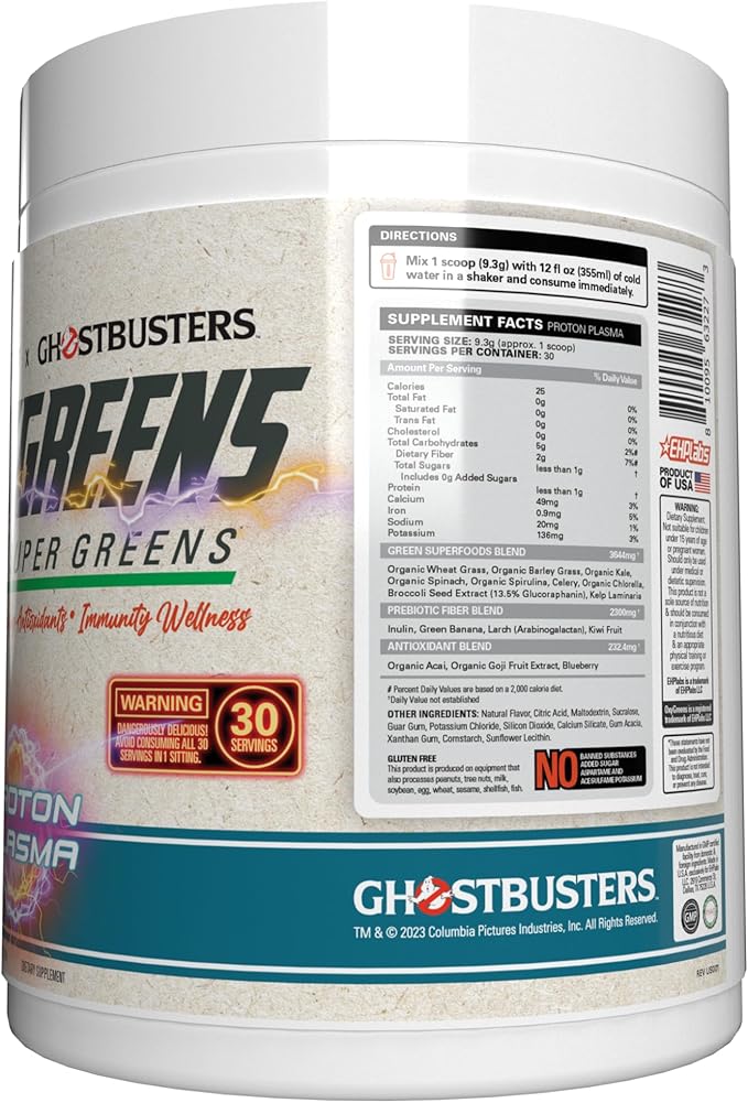 EHP Labs x Ghostbusters OxyGreens Super 30 Serves