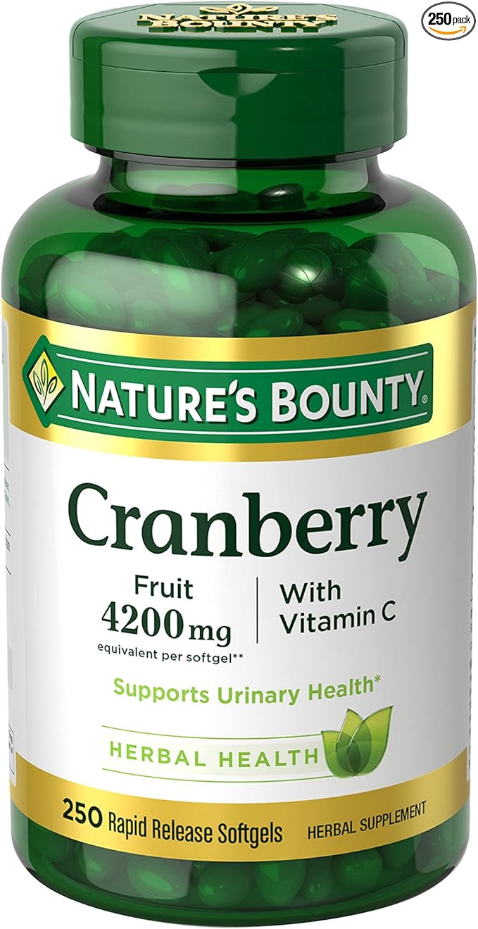Nature's Bounty Cranberry 4200mg With Vitamin 250 Rapid