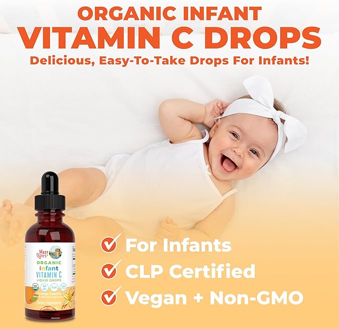 MaryRuth Organics Infant Vitamin C Drops, 6-12 Months, 30 Servings