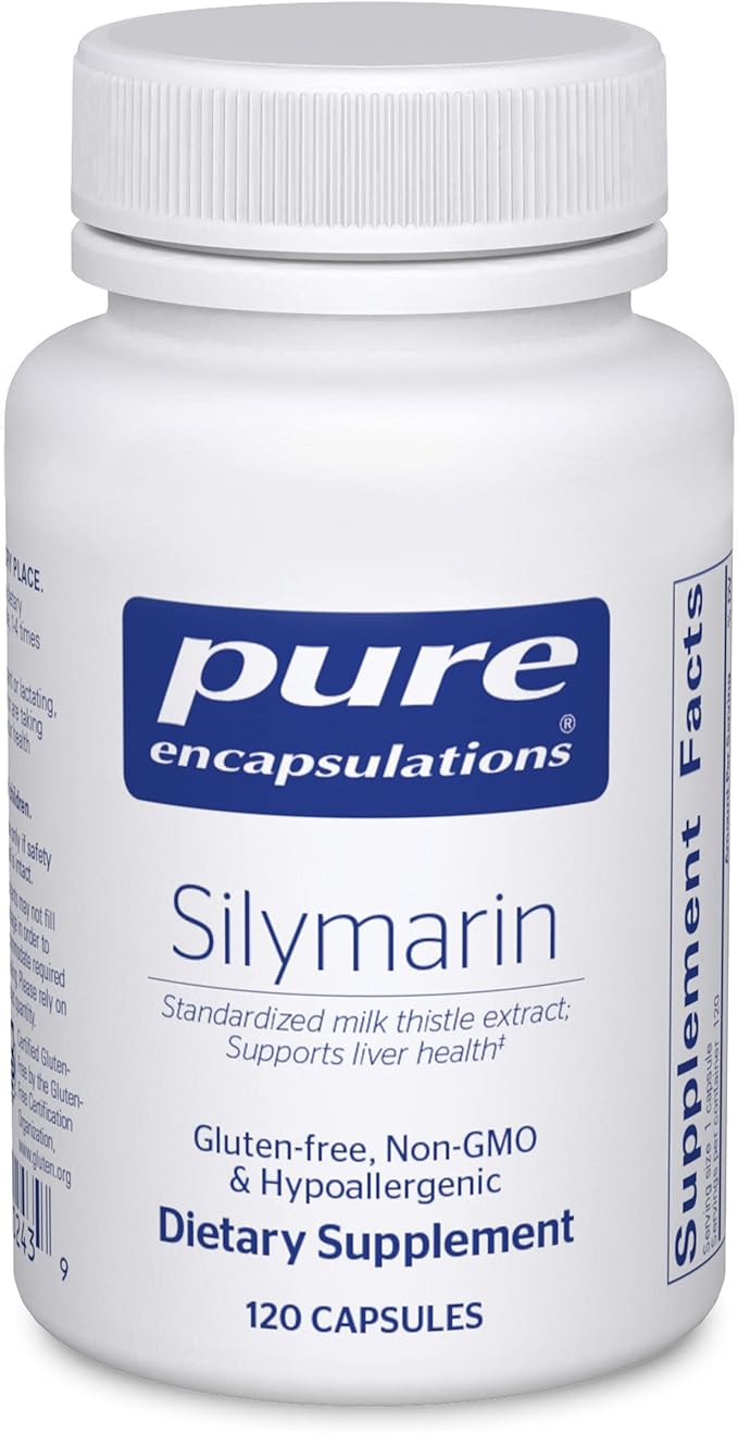 Pure Encapsulations Silymarin 250 mg 120 Capsules