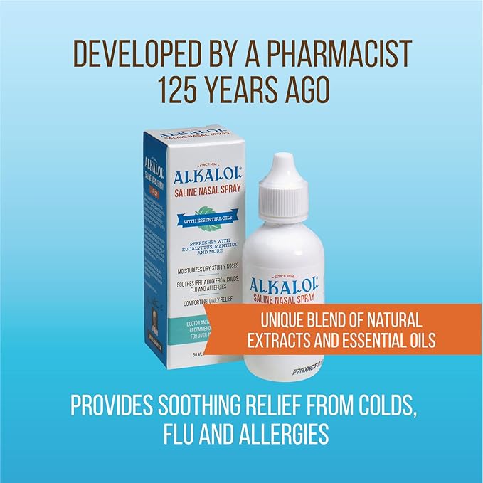 Alkalol Solution Saline Nasal Spray, 1.69