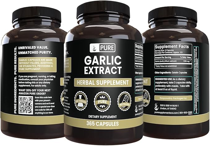 Pure Original Ingredients Garlic Extract (365