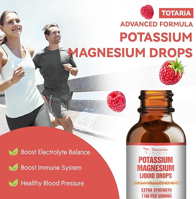 Potassium Magnesium Supplement Triple Complex Magnesium