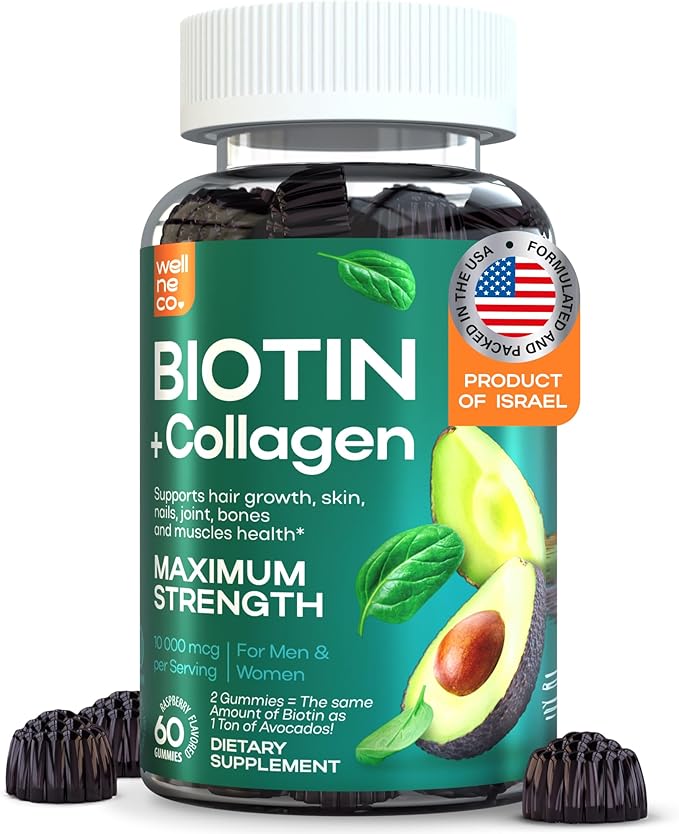 Biotin 10000mcg - Biotin Gummies 60 pcs