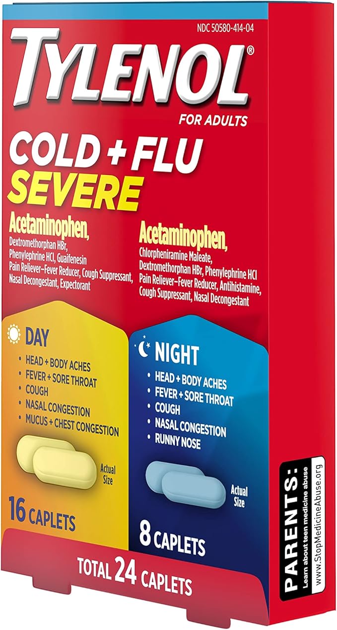 Tylenol Cold + Flu Severe Day 24 Count