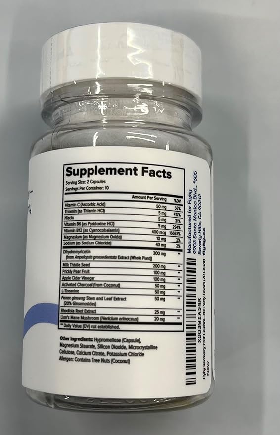 Flyby Recovery Pills (20 Count)