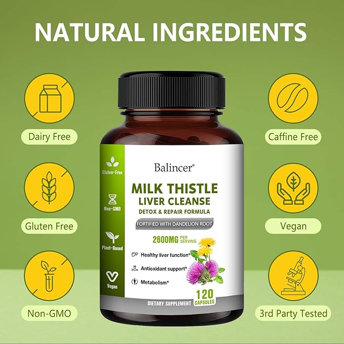 Milk Thistle Silymarin Marianum with Beet 120 Vegetarian