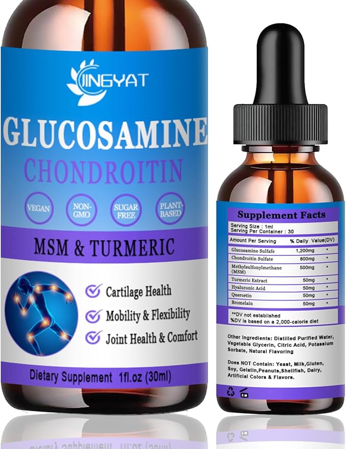 Glucosamine Chondroitin Liquid Drops 2000mg, Liposomal
